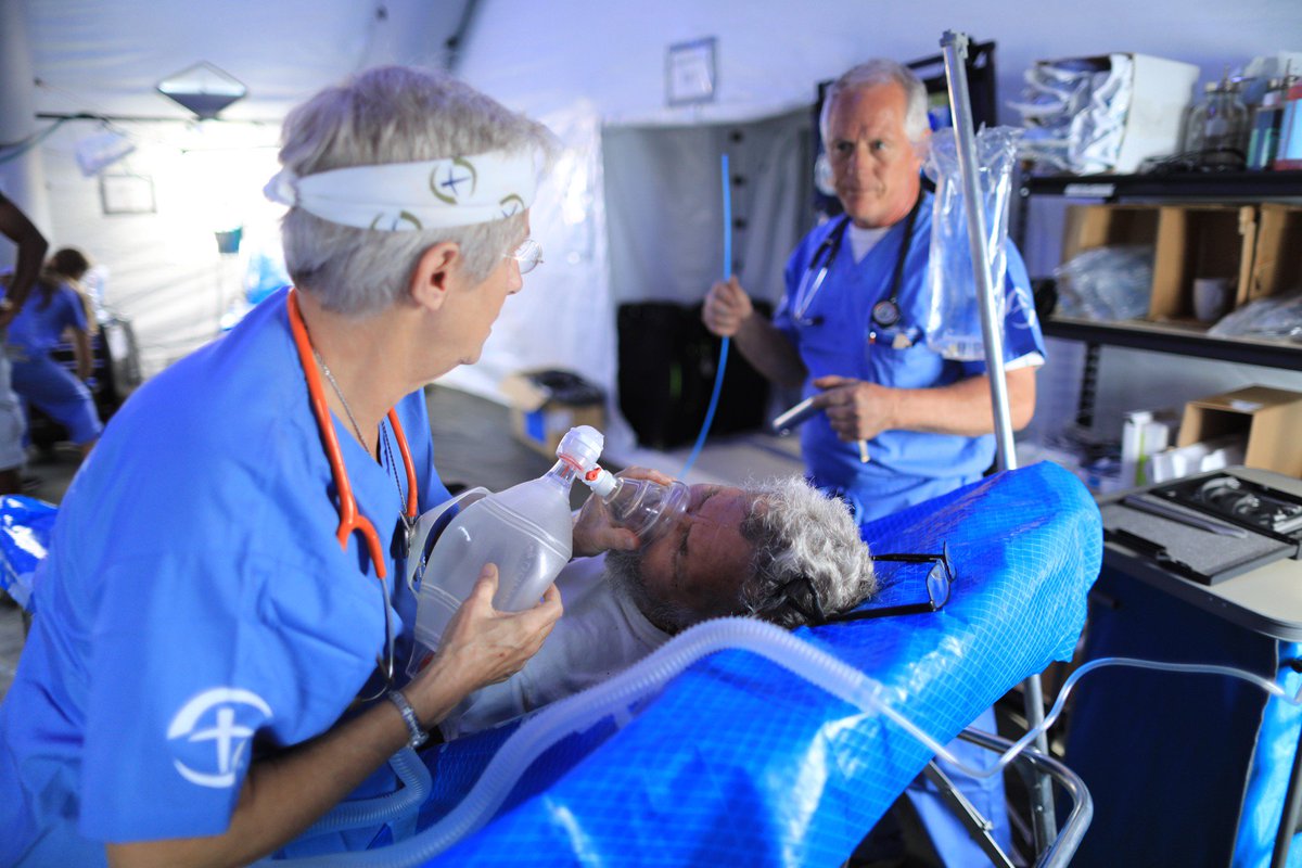 Our medical team in the #Bahamas began seeing patients at our Emergency Field Hospital yesterday. We remain focused on providing relief in Jesus' Name to those who survived Hurricane Dorian. Read more here: sampur.se/2kbrYwP