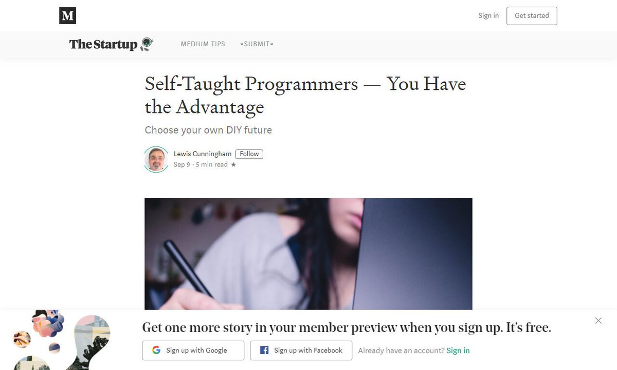 codecidedotnet's tweet image. Self-Taught Programmers — You Have the Advantage
#selftaughtprogrammers #something #developer #thousandsdollars #time #remotework
via @medium
☛ amp.gs/NDra
