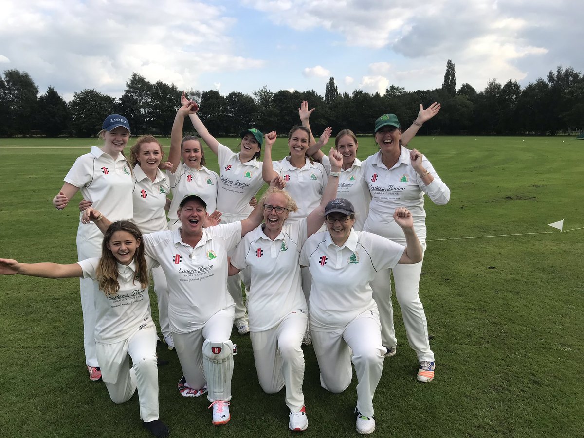 LindowCC's tweet photo. It’s official...Lindow Ladies are crowned league champions!!

League champs &amp; cup semi-finalists in an exceptional first season of ladies cricket at Lindow. It’s been a full squad effort with 25 different ladies representing the club this season.

Well done ladies!👏 #teamlindow https://t.co/7sEq8GXqmp