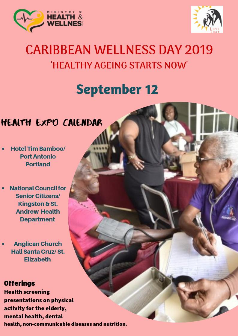 themohwgovjm's tweet photo. Come out tomorrow and support the Caribbean Wellness Day, at the locations listed for a day filled with fun activities. Remember healthy ageing starts with you. #CWD2019 #healthyageing https://t.co/nYQz4bFFri
