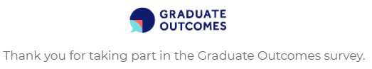 HPontson's tweet photo. @rachel_hewitt, @ukhesa Thank you for all the hard work on the @grad_outcomes Survey! 🎓😊 https://t.co/wZqnei5zip