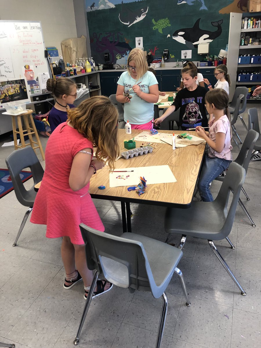 MrsAprilHolder's tweet photo. Look out Picasso- here comes the Wildcat art club. Thanks Mrs. Seiderman for tapping creativity. #wilsonlife https://t.co/zpU4HuW17B