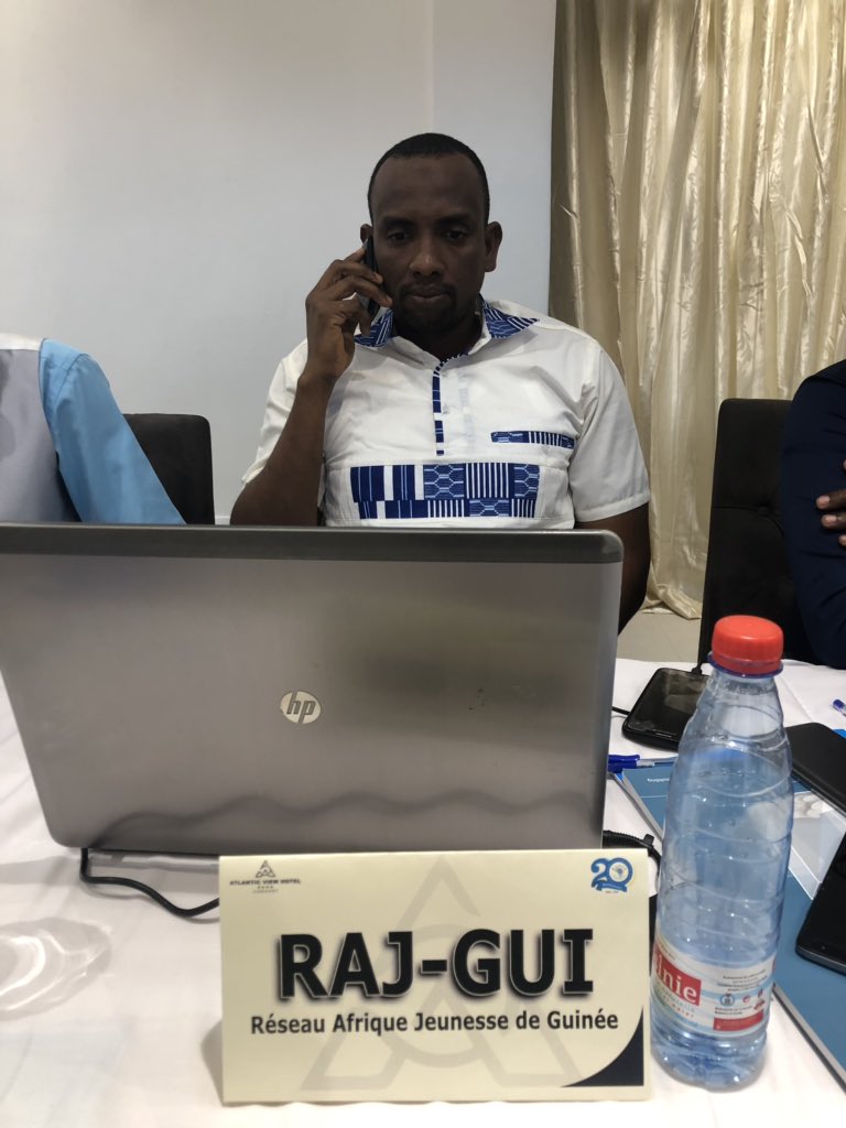 Représentant du réseau Afrique jeunesse de Guinée.