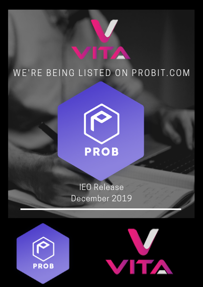 Vita_Token's tweet photo. Well some amazing news for all who are investing with VITA

We will be listed on https://t.co/dSb5RPdSdt in December 

#probit #vita #bitcoin #invest #ethereum #cryptocurrency https://t.co/Uzse3mZFkR