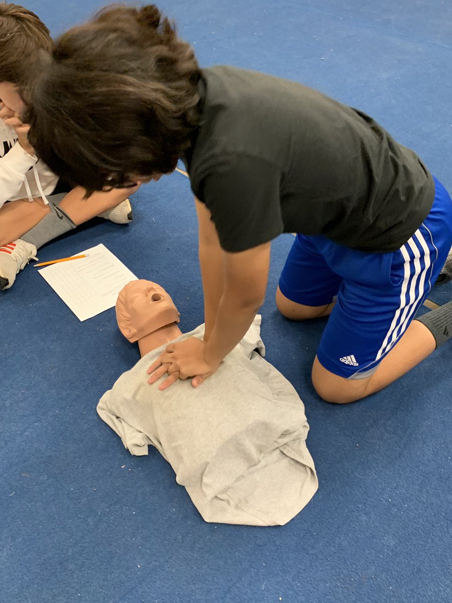 Judy Stewart (@stewart_pe) on Twitter photo 8th grade S’s performing peer assessments as S’s practice Bystander CPR in health. #learningtosavelives #CPR <a href="/WestMillbrook/">WestMillbrook - An IB World School</a> 8th grade S’s performing peer assessments as S’s practice Bystander CPR in health. #learningtosavelives #CPR <a href="/WestMillbrook/">WestMillbrook - An IB World School</a>