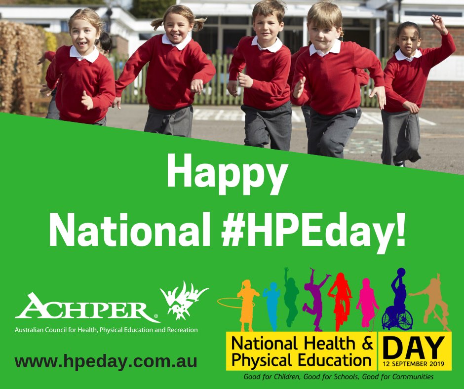 ACHPERinc's tweet image. HAPPY NATIONAL HEALTH AND PHYSICAL EDUCATION DAY!

We hope that everyone has fun participating in their HPE day activities.

Don&apos;t forget to upload your activities to social media using the #HPEday hashtag! Tag us at @ACHPERinc