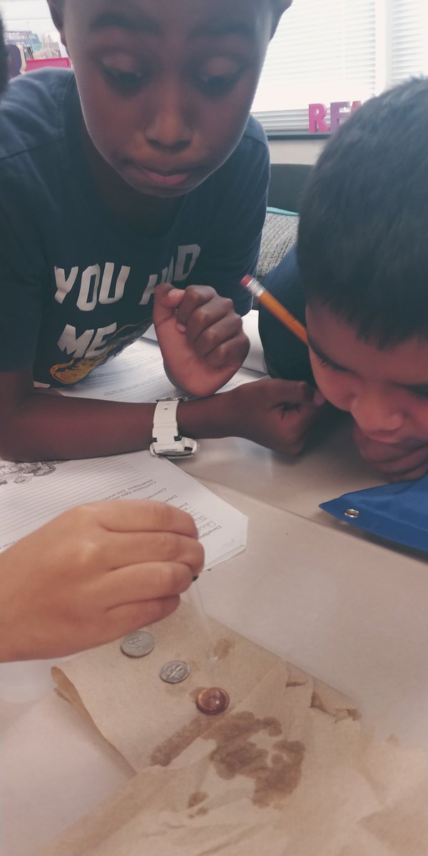 ELLwildcat15's tweet photo. Fifth grade scientists in action. Student created, executed, and analyzed their own hypotheses. @MrsZane5 @Wellerwildcats @MrsFahimIFT #FiveCs #sciencerocks https://t.co/wE8gFcCs71