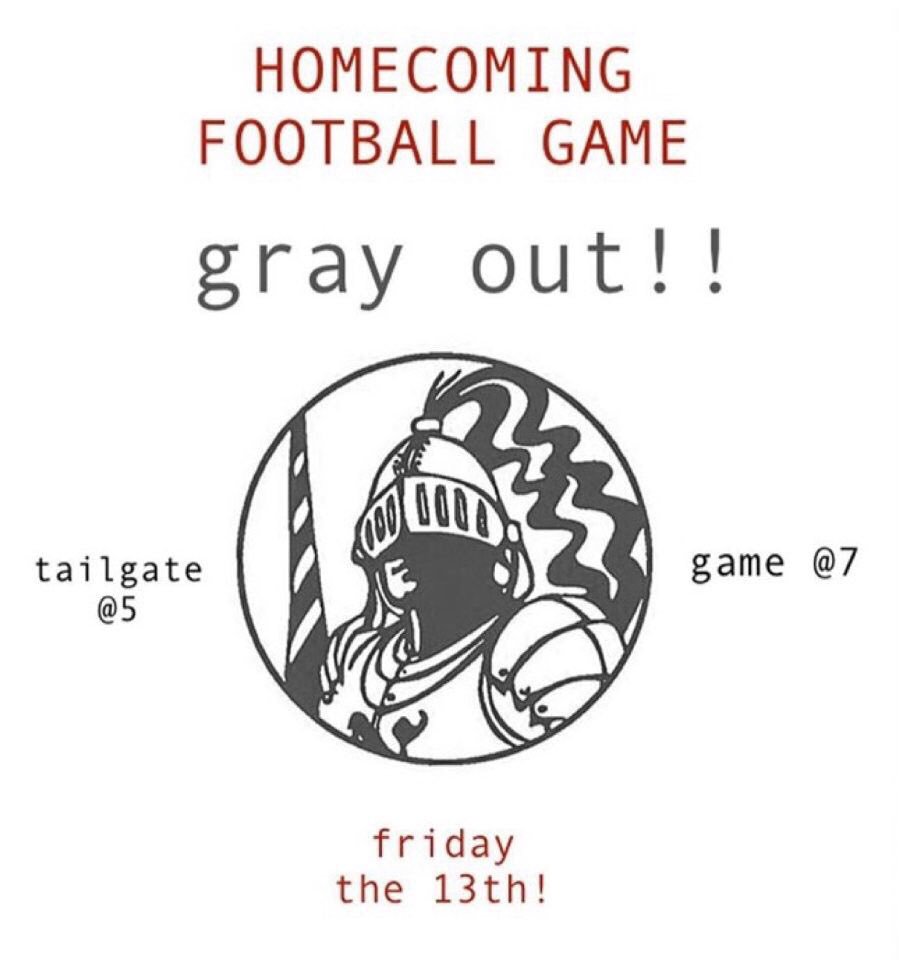 Come to the tailgate at 5 pm and get your face painted from some cute cheerleaders 📣😀 #hoco2019 #knights