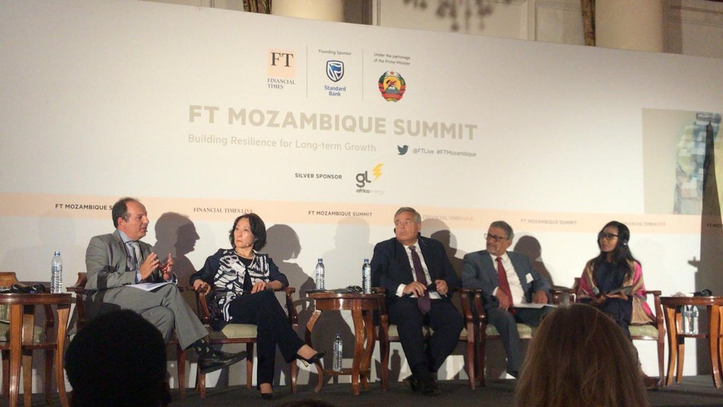 TimBromfield's tweet photo. “50% of Africa’s infrastructure funding needs are not being met. Private sector accounts for just 3%. The model has failed to translate billions to trillions. We must de-risk investments and find innovative models to unleash private capital” @MartimMaya #FTMozambique @InstituteGC https://t.co/8N4kTTxNpg