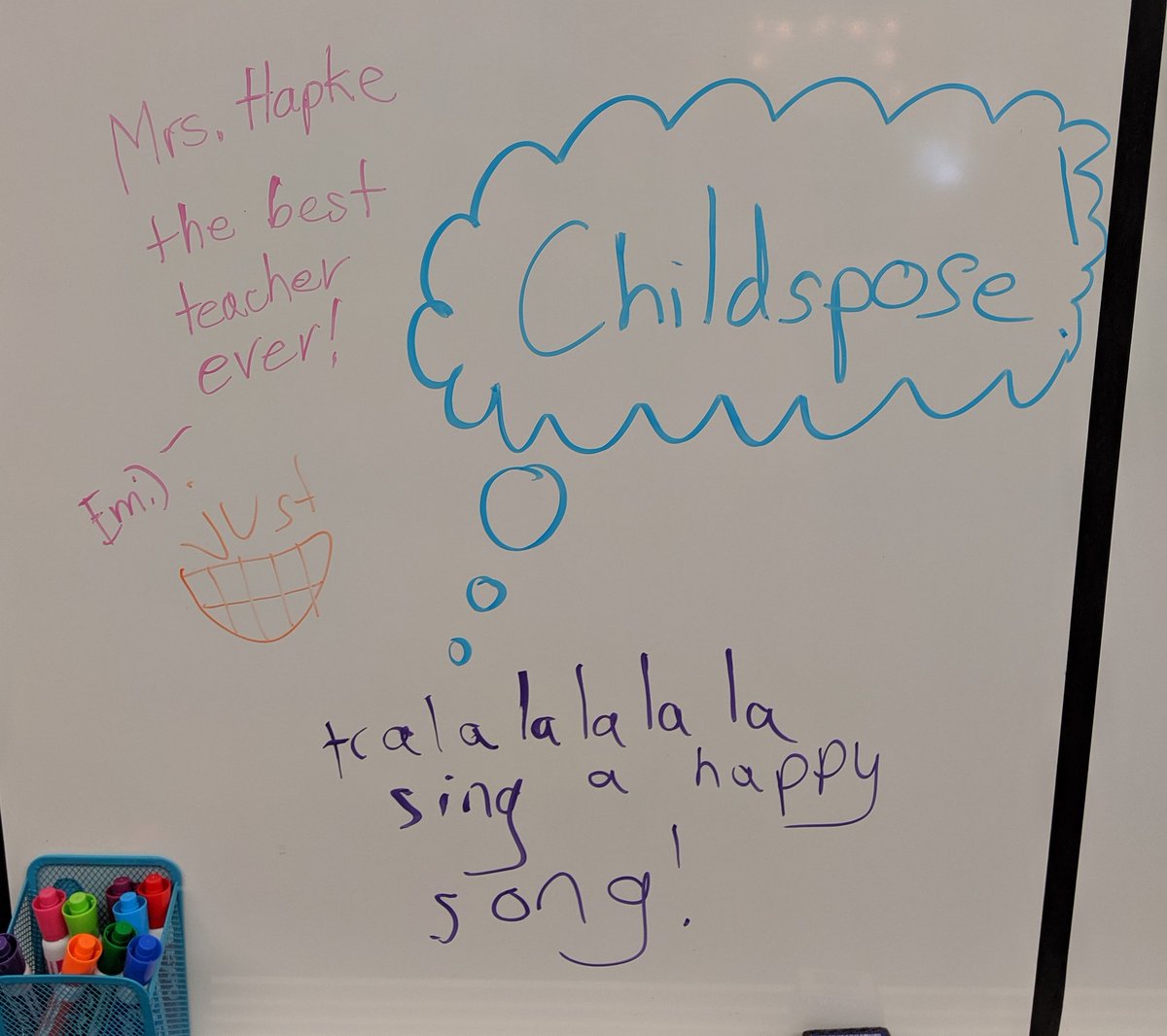 hawkyhead's tweet photo. When former students drop in to make you smile #loopingclass https://t.co/10XL2hhmn8