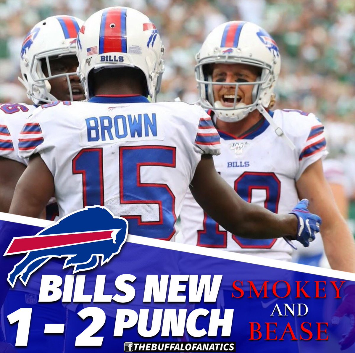 BfloFanatics's tweet photo. 1-2 Punch!! 🥊🥊
#smokey #bease
#Buffalofanatics 🅱️🅱️🅱️ https://t.co/7clvmGXEUa