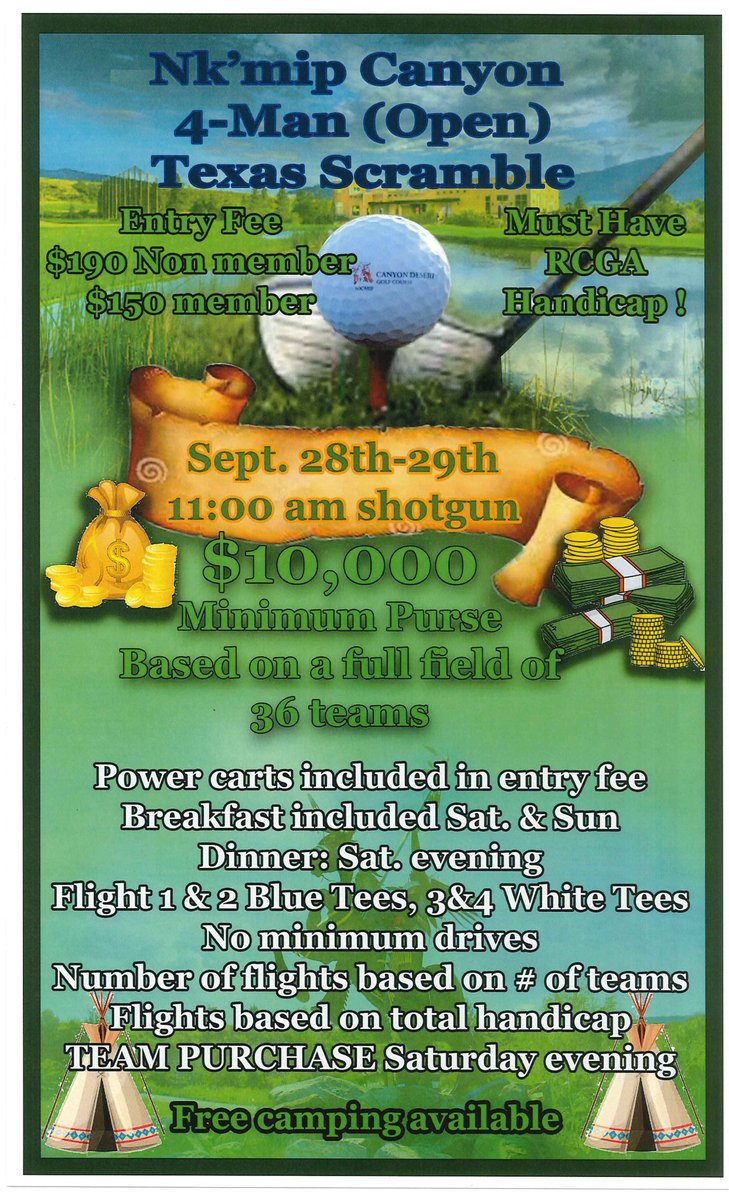 2019 Texas Scramble - Get your team registered!