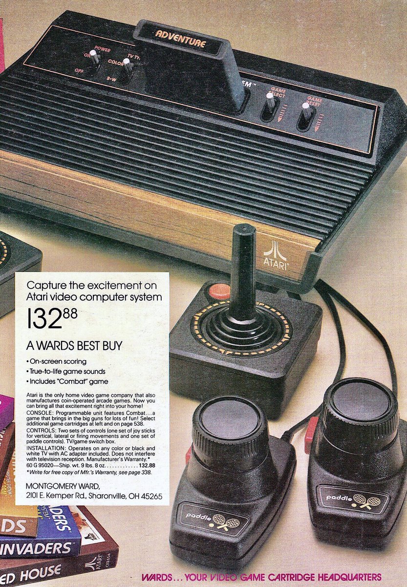 RetroNewsNow's tweet image. On September 11, 1977, the Atari 2600 home video game console was released in the United States