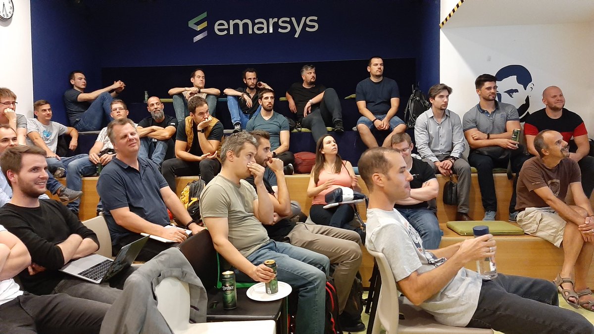 karolykassjr's tweet photo. Presentations exploded the calm and generated an interesting conversation. Yes. The pizza box became the white board. @gipszlyakab 🧙♂️ will always be our Ultimate #Docker Mentor:
"Attitude matters."
#buildkit #buildx
#DockerBudapest #DockerBackToSchool #meetup
#DockerCommunity https://t.co/GeH7aRjDhl
