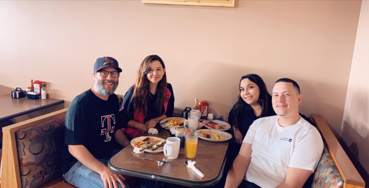 Such a bitter sweet moment. I'm so proud of these two and their recent accomplishments! @CindyLedesma19 off to be the RAM at Platte and Curt stepping into a Key Holder role. Congrats to the both of you!