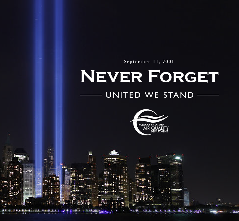 AireMaricopa's tweet photo. A 18 años de los atentados del 11 de septiembre, recordamos a las víctimas y sus familias que perecieron durante los terribles sucesos y posteriormente como consecuencia de los mismos. #NeverForget #remember911 #Septembre11 #Recordando911 #WhereWereYou #Honor911 #Honrael911 🇺🇸 https://t.co/pSHdG4s6sB