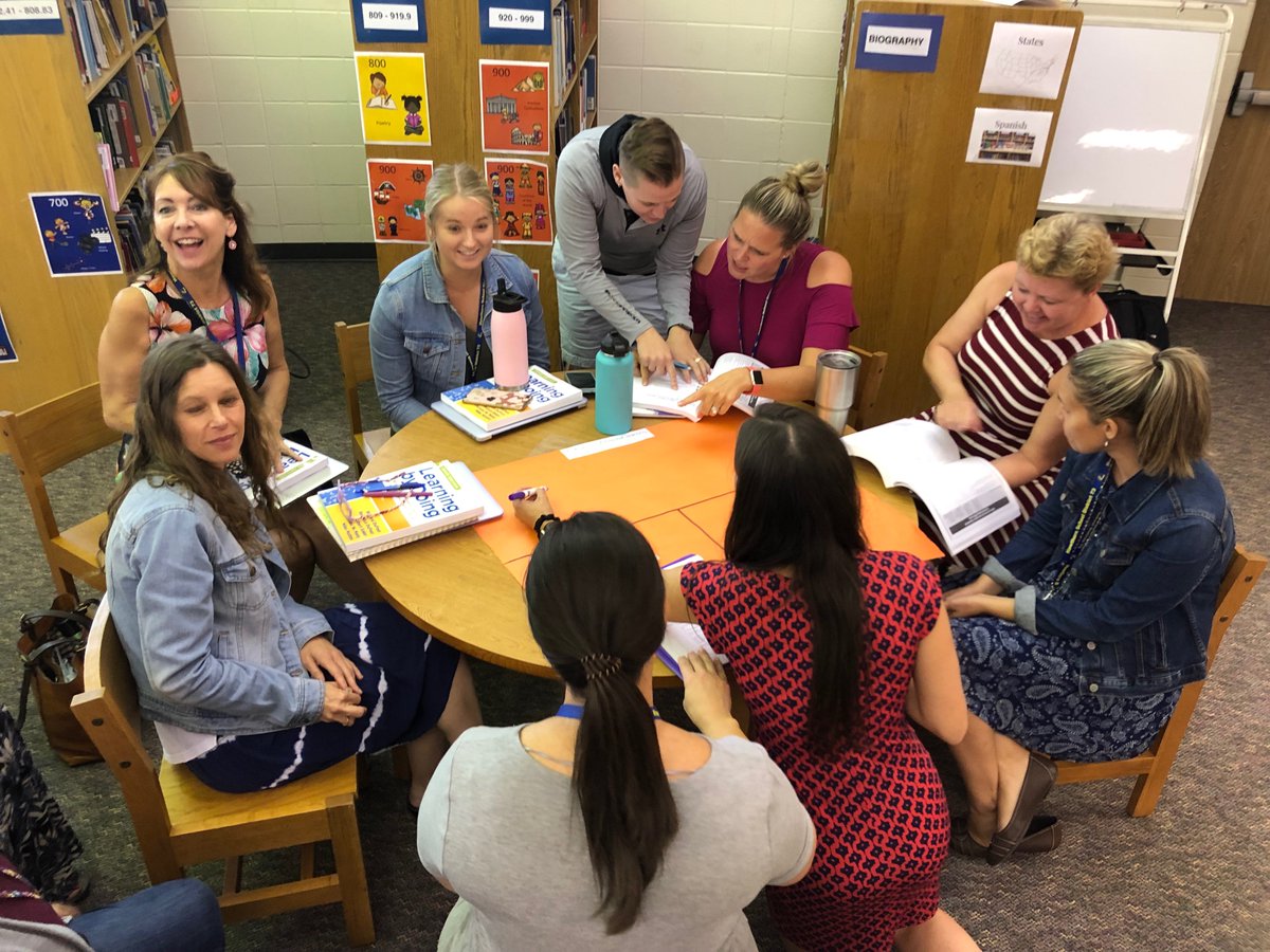 DrMartinHSYL's tweet photo. Working together to build a solid foundation for our PLC work! #HESRead2Lead #become1 #d73inspires https://t.co/kAjwNziS6w