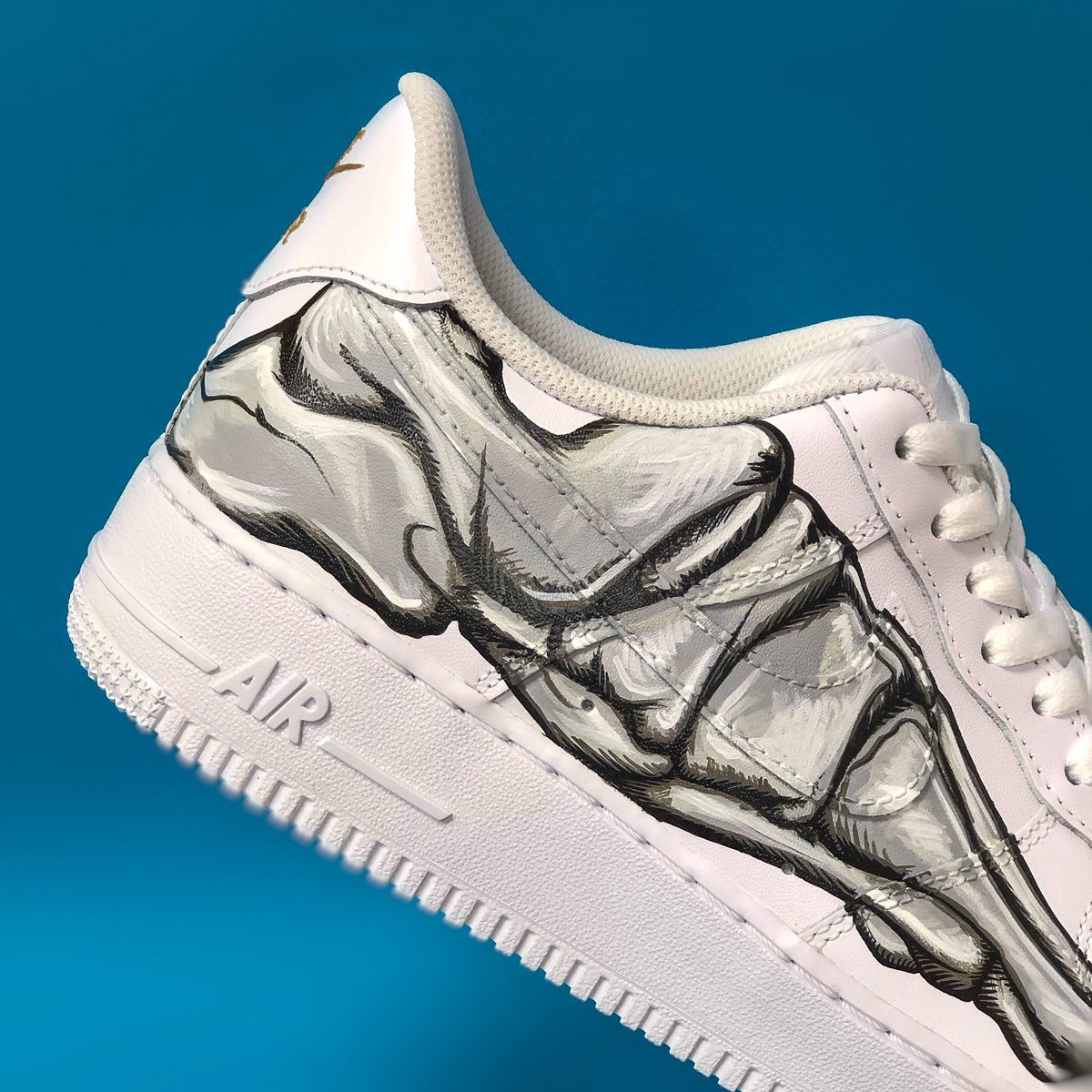 air force 1 skeleton custom