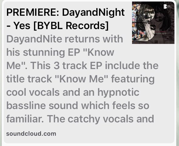 We would like to show our appreciation to <a href="/DayandNite/">Day & Nite</a> for premiering our family member pagieyourboy’s release.... 

BIG 🖤

soundcloud.com/moskalus/premi…