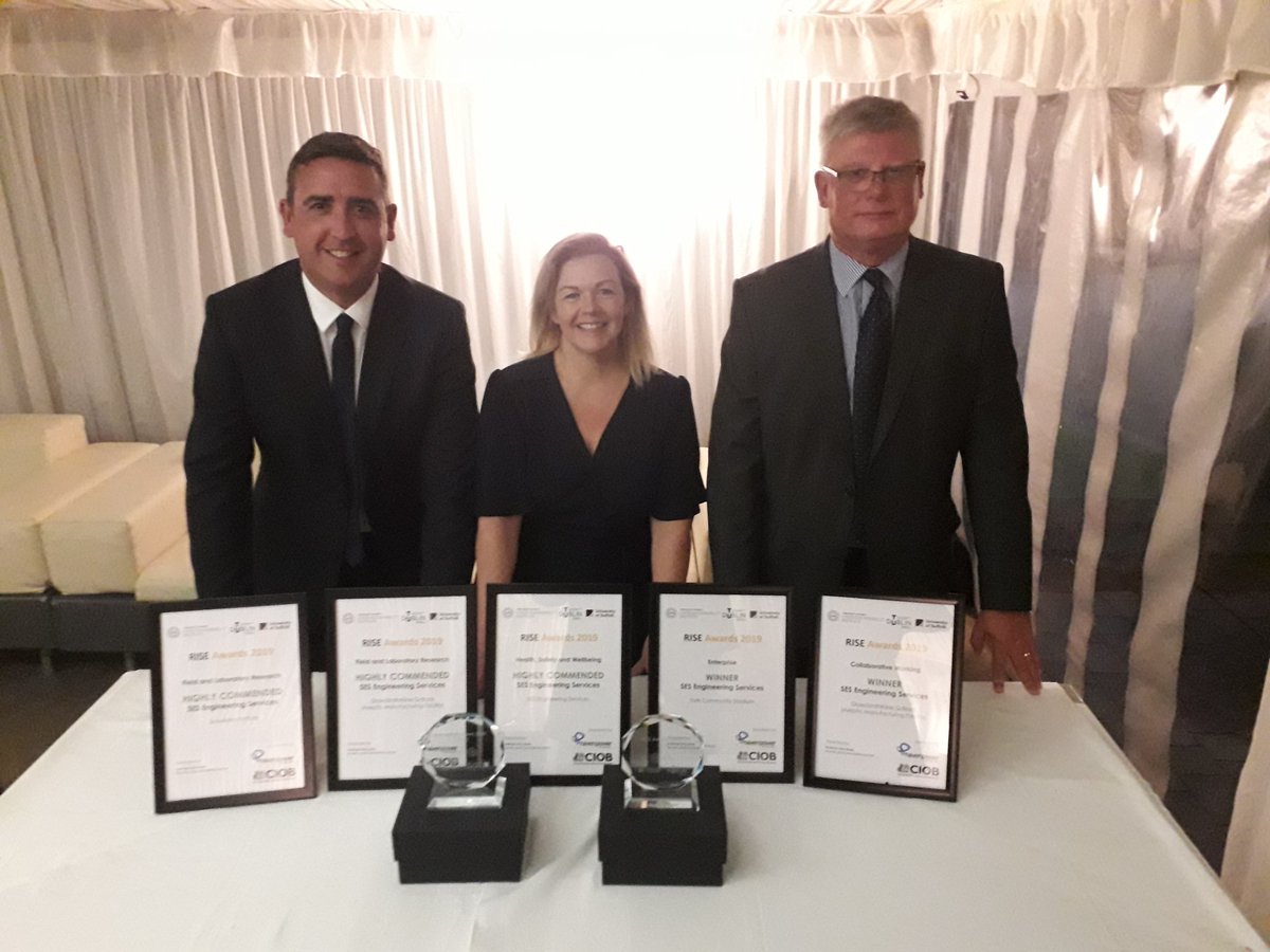 Wow!! SES are multiple award winners at this year's RISE awards - 2 wins and 3 highly commended - well done to everyone involved