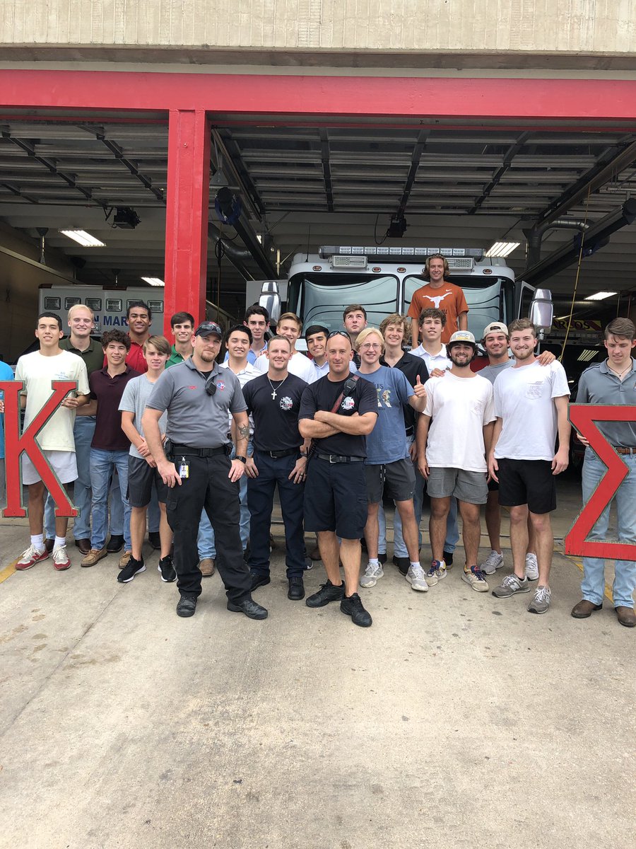 Today we commemorate the victims of 9/11. Thank you guys for doing all the work you have done! #kappasigmacares