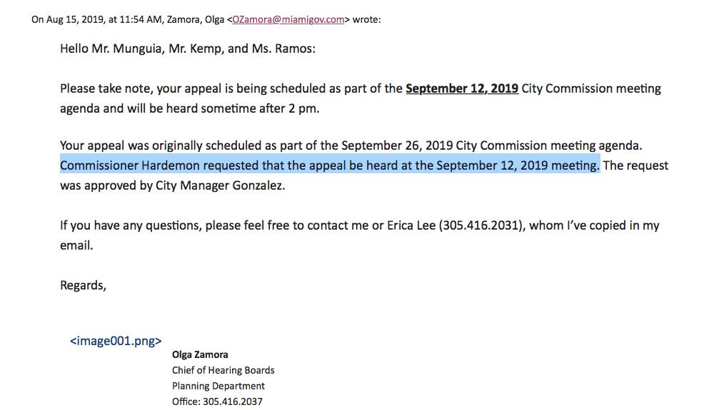 3. August 15th:  @KeonHardemon personally intervenes to move up hearing to 9/12, giving residents less time to prepare and burying the item in regular commission meeting instead of Planning & Zoning where it belongs. Residents request extension, usually granted, and it's declined.