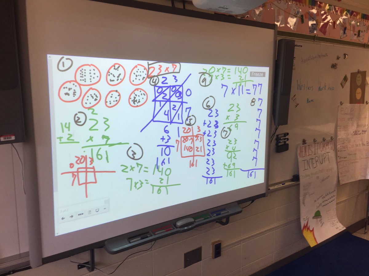 MrB_and_MrsA's tweet image. First number talk of the year and we came up with 9 different ways to solve one problem. Pretty cool! #mathmindset #numbertalks @LISShines
