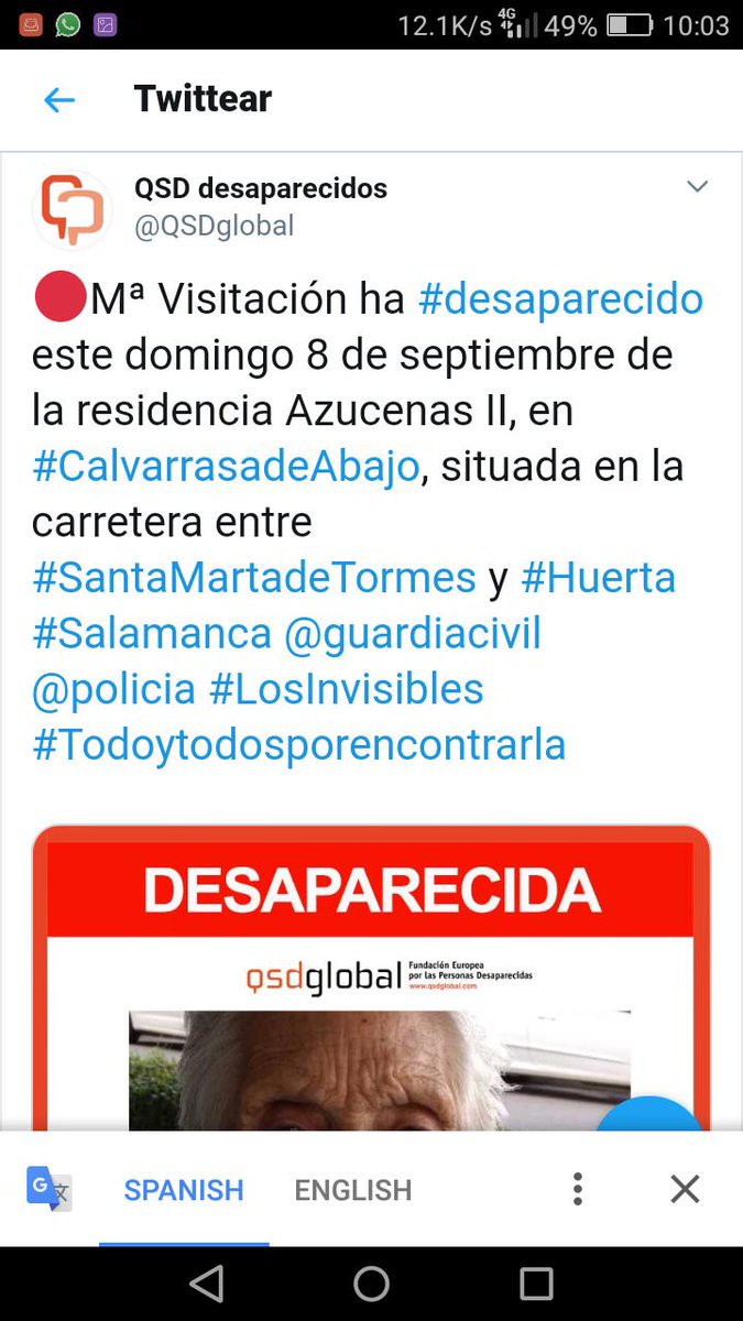 VaroRodriguez27's tweet photo. Seguimos buscando a mi abuela. Mañana batida con origen la residencia(location en la foto)a las 16:00. La Guardia Civil reduce el dispositivo de momento y quedamos familiares y voluntarios. 
MÁXIMA DIFUSIÓN
#Noesfamosaperoesunamás https://t.co/IYfc0A66tY