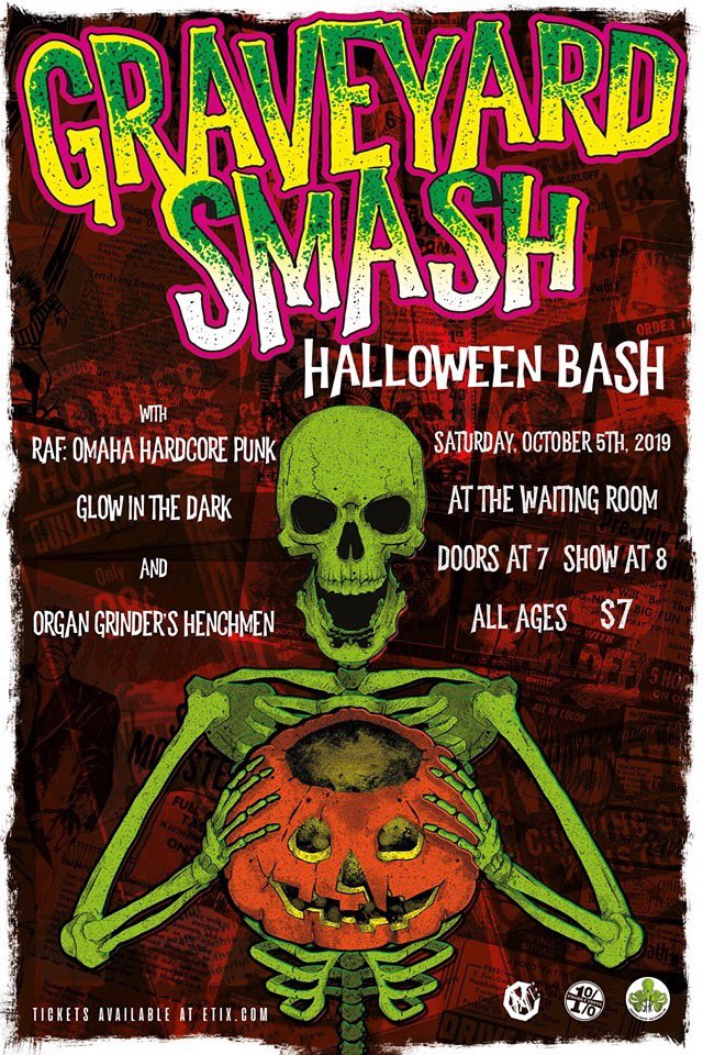 Two shows coming up <a href="/Waiting_Room/">The Waiting Room</a> soon! Celebrating the release of <a href="/OMUGComics/">OMUG Comics</a>’ Lenny Vernon #BadassPremiere and then our very own #Halloween Bash!