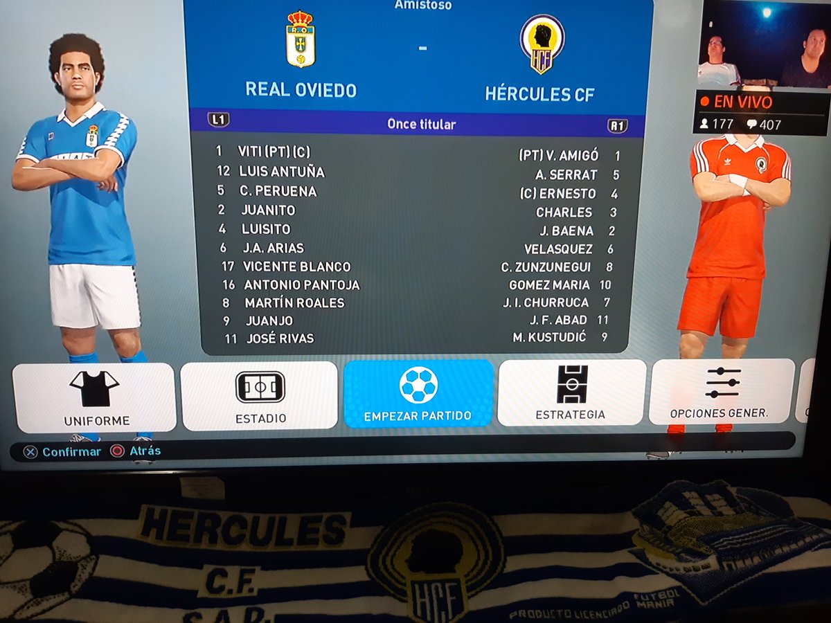 Aquí viendo si pasa el Hércules en <a href="/retrofutboliker/">Retrofútbol de Iker</a>  Macho Hércules!!! 🔵⚪🔵⚪🔵