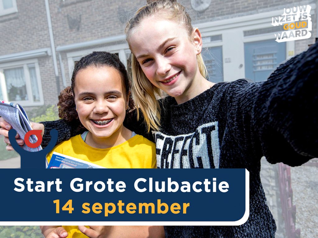 Vanaf zaterdag 14 september gaan we weer loten verkopen van de Grote Clubactie! Help jij mee om onze clubkas te spekken, zodat we nog meer mooie momenten op de club kunnen beleven? 
#groteclubactie #jouwinzetisgoudwaard #ReflexKampen
