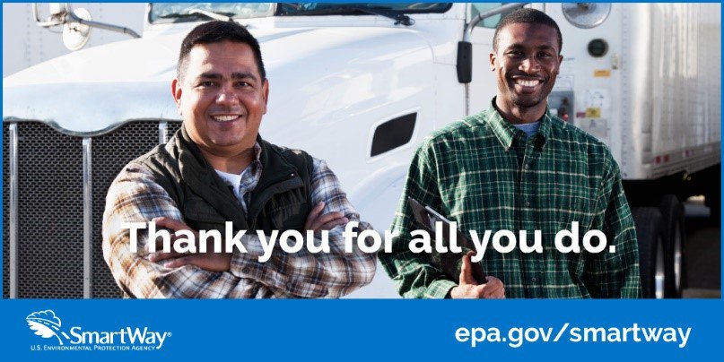 This National Truck Driver Appreciation Week join us & #EPASmartWay to #thankatrucker. Truck drivers are trained, highly skilled professionals who make it their mission to deliver your goods in a safe, efficient manner. #TruckDriverAppreciation