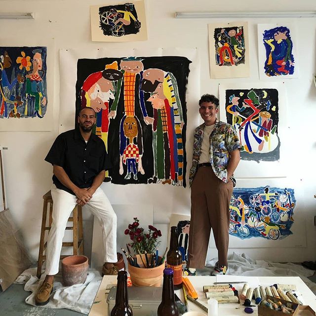 Great to finally get to see @alecdoherty new paintings in the flesh, thanks for a fun night 😁 ift.tt/2ZXz0Io