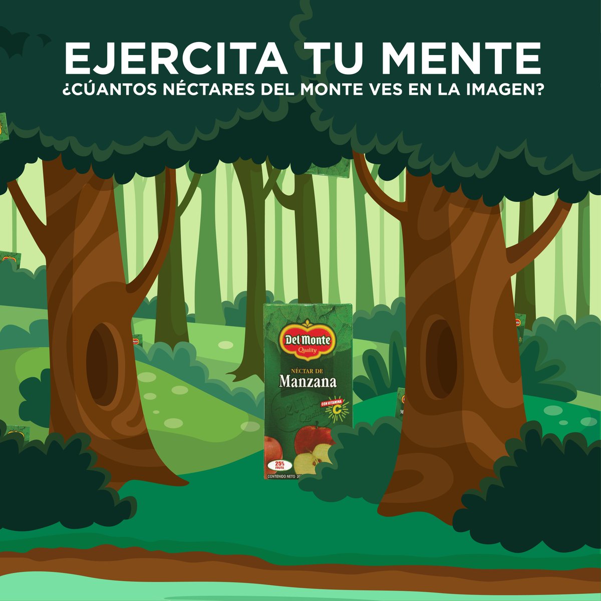 Mira detenidamente la imagen y dinos en un comentario cuántos Néctares Del Monte ves en la imagen. ¿Crees poder encontrarlos todos?😎
-
#MejiaArcala #TuFamiliaMiFamilia #DelMonte #DelMonteSiempreContigo #NectaresDelMonte