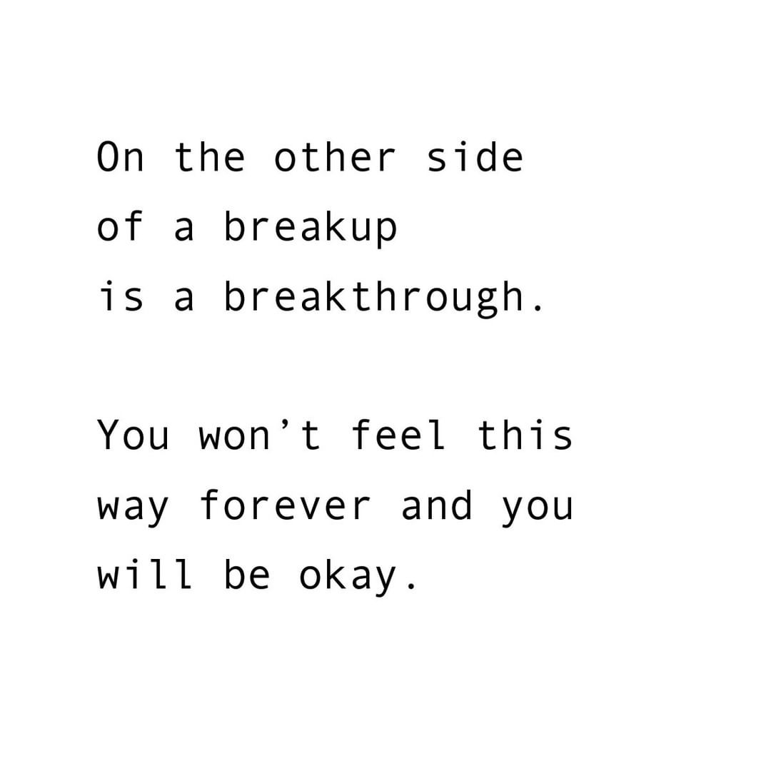 If you're in the midst of a breakup right now, first I'm sending you so much compassion. I have been there &amp; it HURTS. But I PROMISE this pain will not last forever. If you're having trouble starting take a look at "Getting over a breakup!" for some steps bit.ly/2DXwN6b
