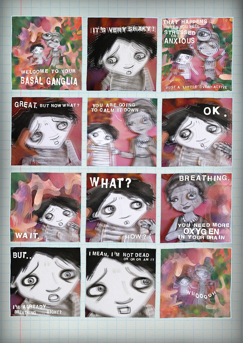WorryBoyProgram's tweet photo. #WorryBoy is #nervous, so he pays a visit to his #BasalGanglia (his what?!)
Find the new short #comic: https://t.co/0ENuGVV17Q
  
Inspiration came from @DocAmen's books 🧠🤩
Can't wait to tackle another part of the #brain with WB! #DrDanielAmen rules! #Brainhealth #MentalHealth https://t.co/57DpgvWfC3