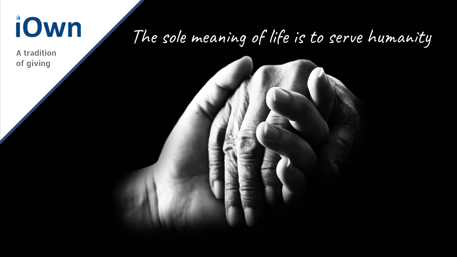 Iown The Sole Meaning Of Life Is To Serve Humanity T Co Uewacetpye Twitter