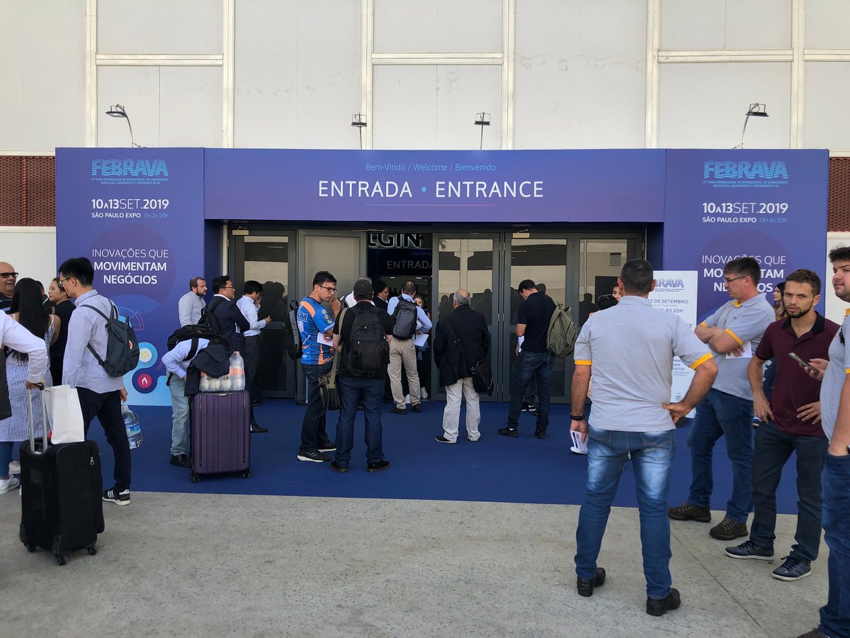 hvacr_coowor's tweet photo. On 10th September, 2019, the International Exhibition on Refrigeration, Air Conditioning, Ventilation，Heating and Air Treatment (FEBRAVA) was grandly opened at the Centro de Exposições Imigrantes, Sao Paulo. 
https://t.co/kaYW6ESESg  #HVAC  #FEBRAVA2019 https://t.co/j8StEp1iOY