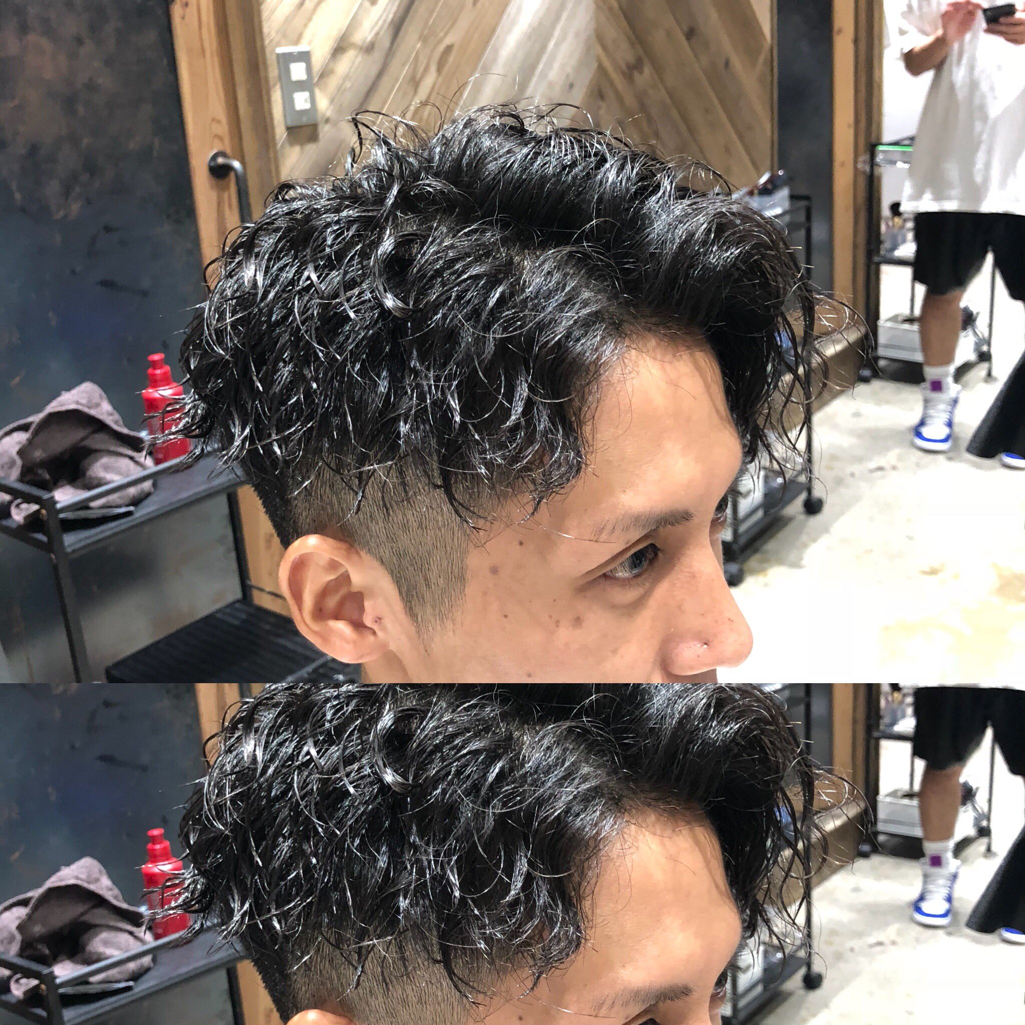 松本 義輝 バーバー フェード うねりエロパーマ パーマはいまはうねりの時代 普通のスパイラルとはちょっと違うよ スパイラルパーマ メンズパーマ うねるパーマ 大阪美容室 梅田美容室 メンズサロン T Co 3q7pbypoqd Twitter