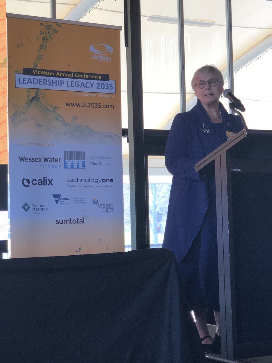 VicWater_'s tweet photo. @EPA_Victoria Cheryl Batagol is sharing her personal #Leadership story at #LL2035 for @VicWater_ Annual Conference https://t.co/bkU8Lw2EoL
