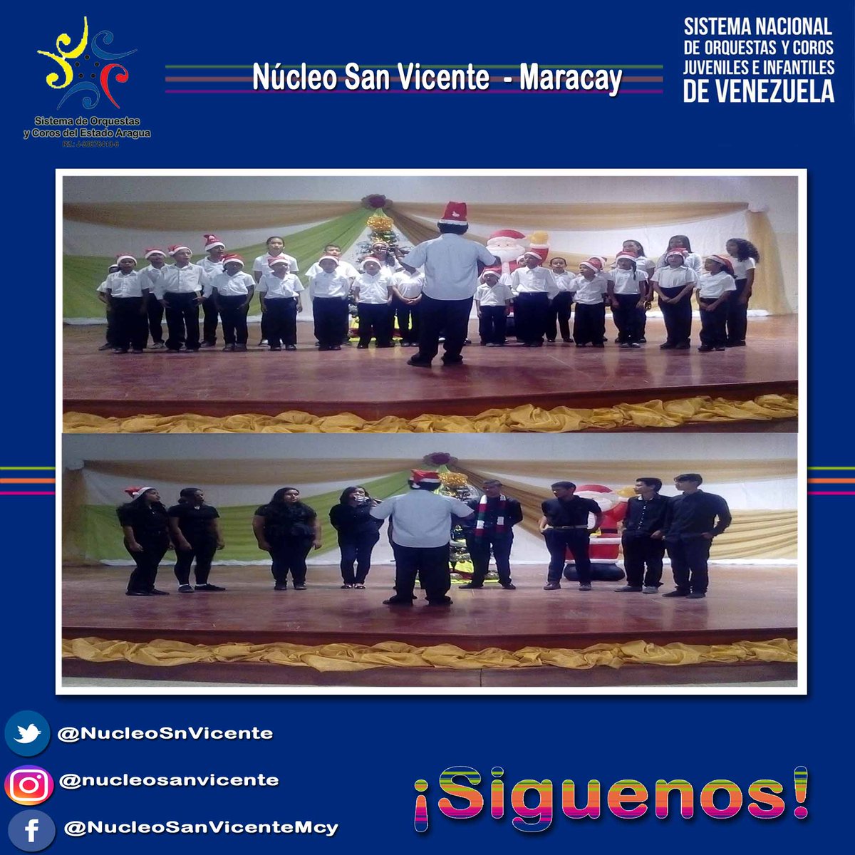 NucleoSnVicente's tweet photo. Síguenos y utiliza nuestros "hashtag"   #NucleoSanVicente / #CISV (Coro Infantil) / #CJSV (Coro Juvenil) / #CIJSV (Coro Infantil y Juvenil) / #OIJSV (Orquesta Infantil y Juvenil)  / #AlmaLlaneraSv (Ensamble Alma Llanera) https://t.co/KLqovEDoiu