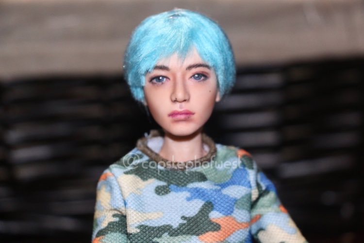 CapStephofWest's tweet photo. Blue haired Tae repaint finished @bts_bighit @BTS_twt #btsv #v #btsrepaint #repaint #dollrepaint #btsdollrepaint #btsvdollrepaint https://t.co/yG6Jdd89t3