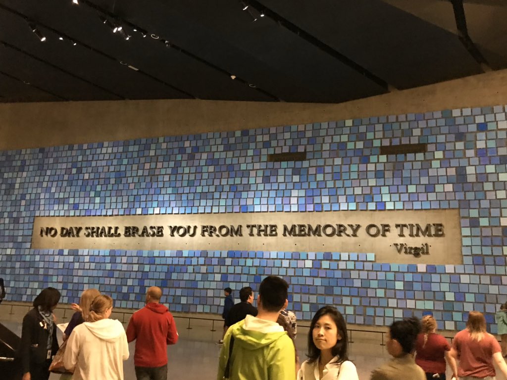 GaylonWilliams's tweet photo. Still sad that I didn’t get any shots of the actually memorial, but don’t forgot to take a moment for 9/11. If you got to NY and get the chance, go see it, I promise it’s life changing bro💯 #RememberSept11 https://t.co/DF48Fo6zbI