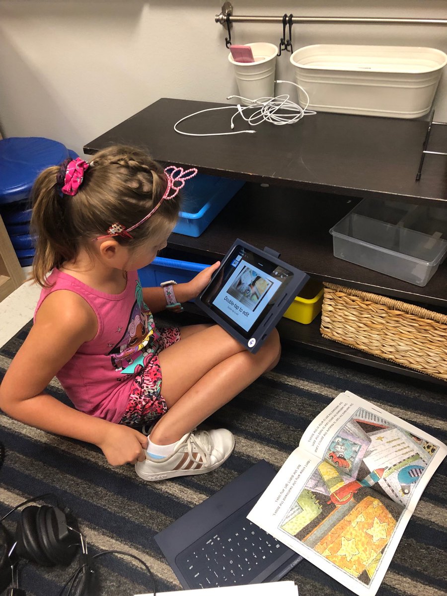 iteach4coffee's tweet photo. Students using Keynote to practice fluency. #fmefamily2019           #fluencygoal @FlowerMoundES https://t.co/XqNotNMWEZ