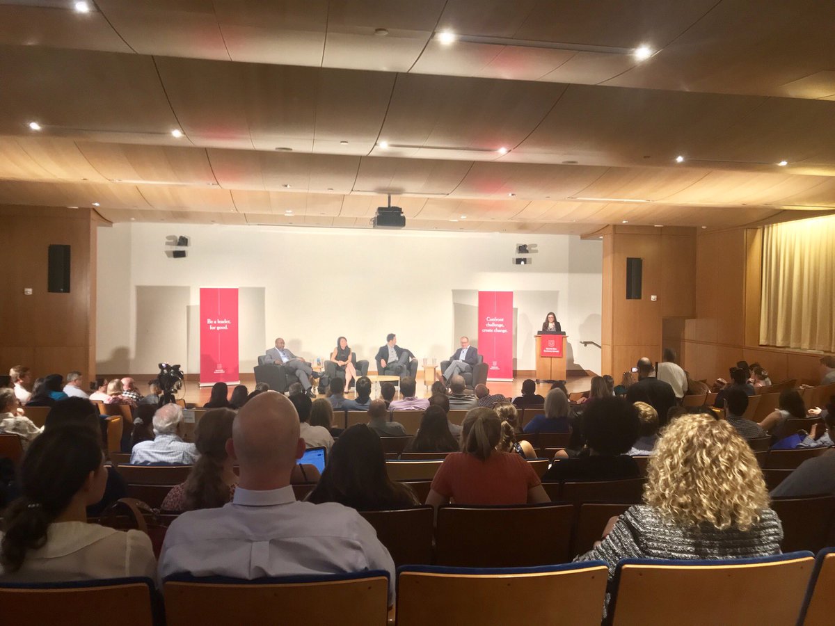 washuolin's tweet photo. .@leslieannramey (MBA '20), Olin Women in Business board member, kicks us off and introduces @dedriccarter, who will moderate tonight's panel. #OlinNow https://t.co/34GGU9K3jd