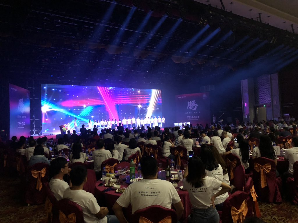 CEGAaudiovisual's tweet image. Really proud to attend the #Infiled 10th Anniversary #tenGO #friends #led #ledds #leddisplay #Shenzhen with all the staff, partners and friends