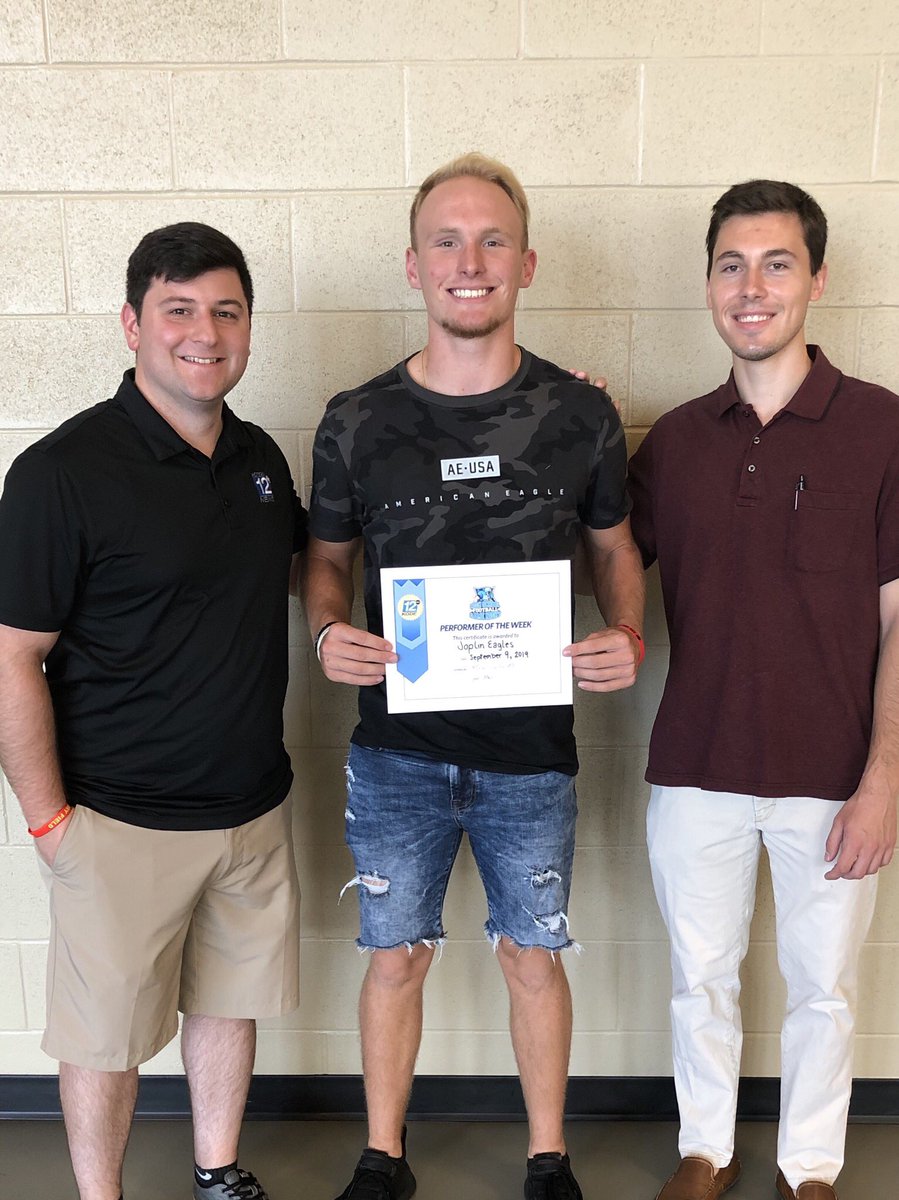 KODESports's tweet photo. After an extremely emotional week for the Joplin Eagles they were named our Top Performer(s) for Week 2 of the season. @JHSEagles1 @PureZone49 @JHS_Athletics https://t.co/Q34iq6zIp5