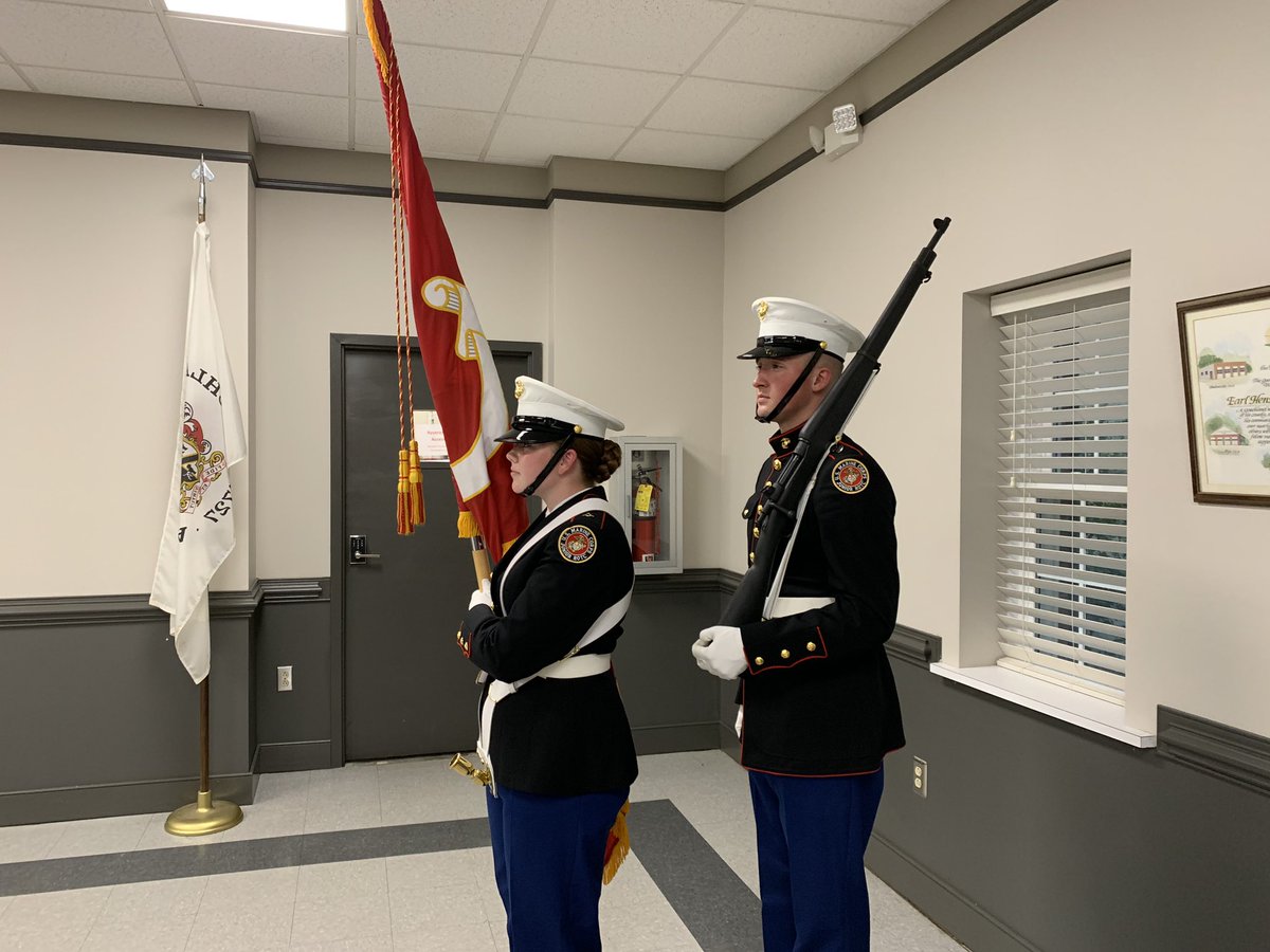 GHSMCJROTC's tweet photo. MCJROTC is representing America at Manakin Station 1 honoring those who were lost on 9/11 and those who continue to serve our community and Nation. @DrJRaley @WatsonBwatson @GHSCollier @strongusmc https://t.co/TAa781Pk7W