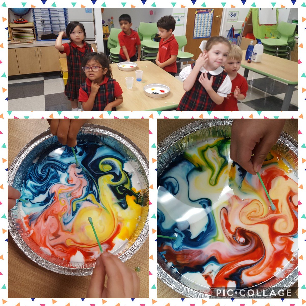 PreKS204's tweet photo. We love hands on science!❤🐾💙 #parishLSrocks @parishepiscopal #parishPreK https://t.co/a5bxURTh6A