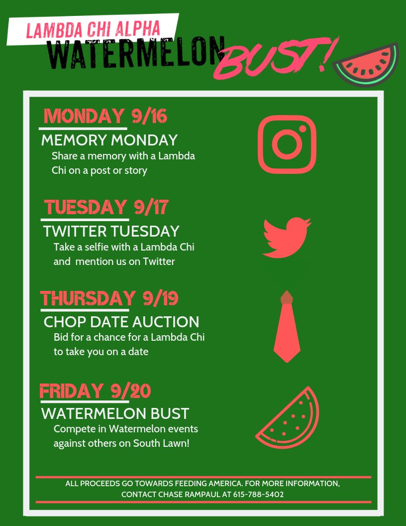 LXA_WKU's tweet photo. 🍉NEXT WEEK🍉
#WB2019 https://t.co/ZeKm5DnT45